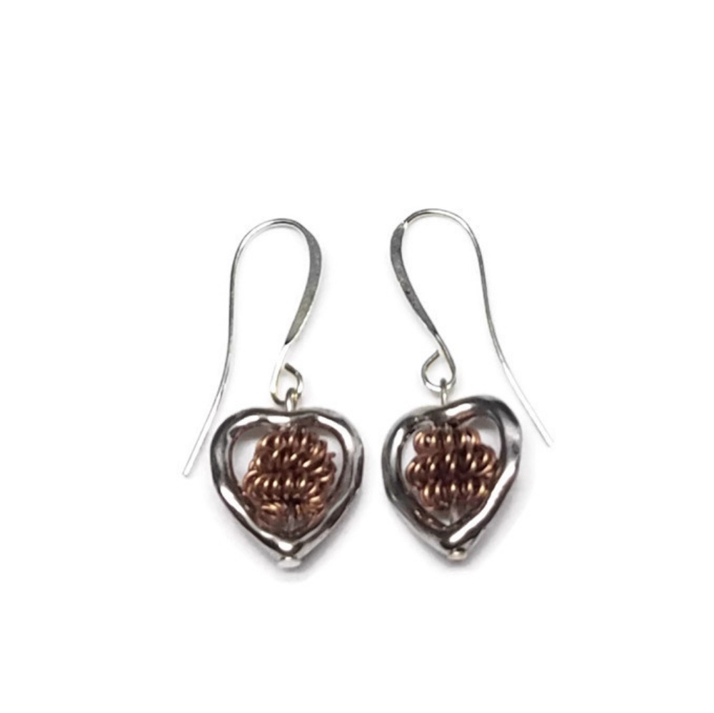 Heart earrings - NWOT